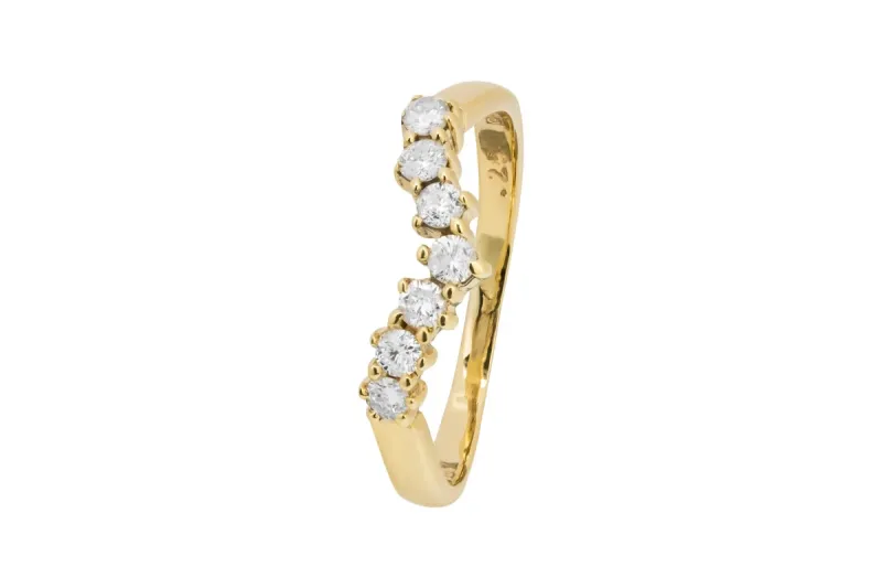 9ct Yellow Gold Diamond Ring 0.25ct