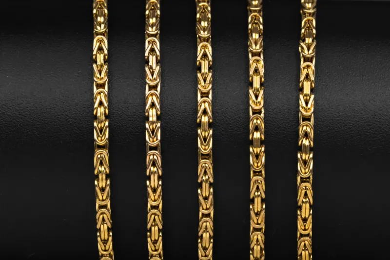 9ct Yellow Gold Byzantine Chain 31.1g