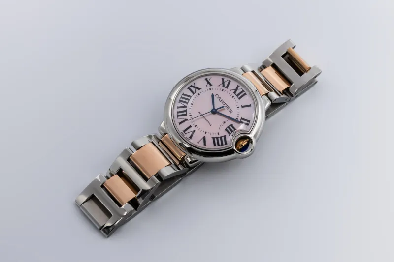Cartier Ballon Bleu de Cartier 36mm Steel & 18ct Rose Gold W6920033 Circa 2015
