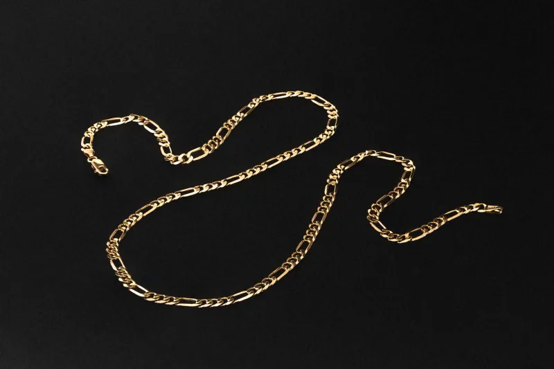 9ct Yellow Gold Curb Chain 24" 4.6mm 17.68g