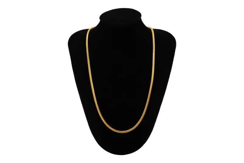 22ct Yellow Gold Franco Chain 21" 2.45mm 20.8g