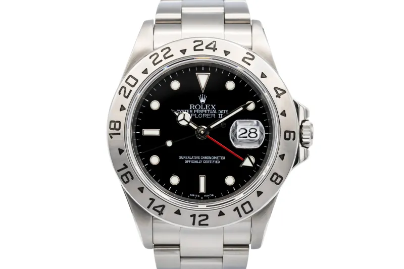 Rolex Explorer II 40mm Stainless Steel Oyster 16570 2001