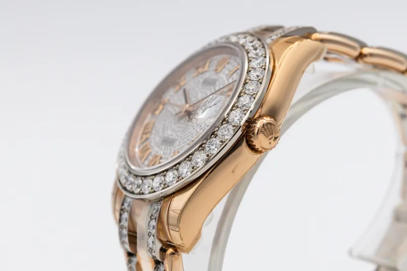 Rolex Pearlmaster 34mm 18ct Rose Gold Pearlmaster 81285 2019 UNWORN