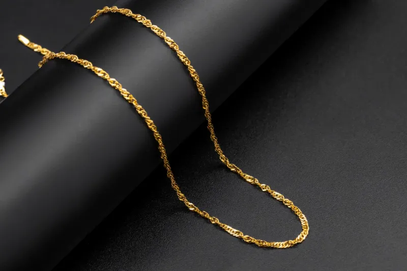 9ct Yellow Gold Fancy Link  Chain 3.1g