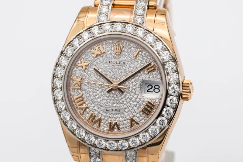 Rolex Pearlmaster 34mm 18ct Rose Gold Pearlmaster 81285 2019 UNWORN