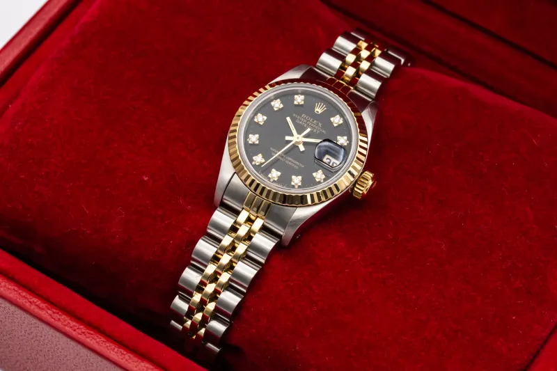 Rolex Lady DateJust 26mm Steel & 18ct Yellow Gold Jubilee 69173 1991