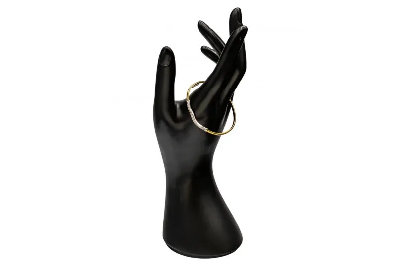 9ct Yellow Gold Cubic Zirconia  Baby Bangle 3.1g