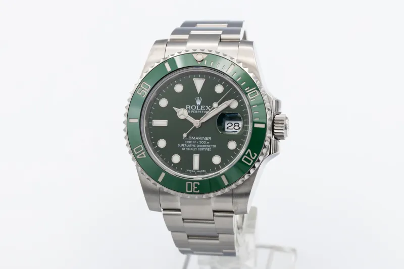 Rolex Submariner Date 40mm 'Hulk' Stainless Steel Oyster 116610LV 2014