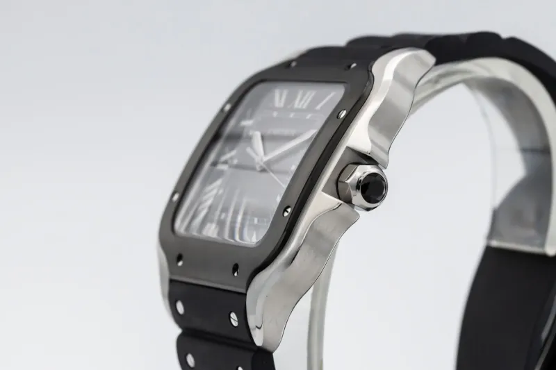Cartier Santos ADLC 40mm Black Rubber WSSA0037 2022
