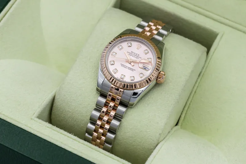 Rolex Lady DateJust 26mm Steel & 18ct Rose Gold Jubilee 179171 2008