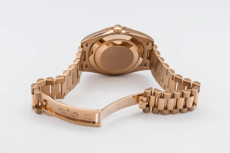 Rolex Day-Date 40mm 'Olive' 18ct Rose Gold Presidential 228235 2022