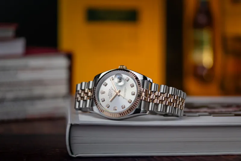 Rolex DateJust 36mm Steel & 18ct Rose Gold Jubilee 116231 2011