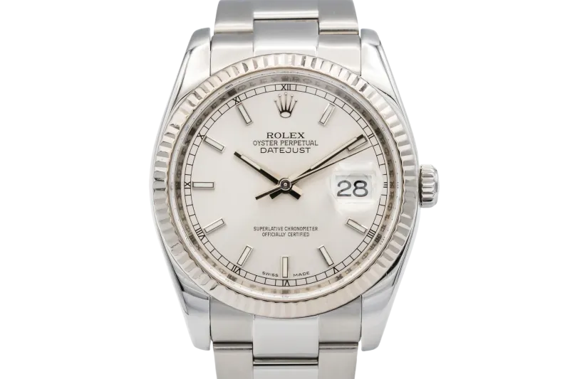 Rolex DateJust 36mm Stainless Steel Oyster 116234 2006