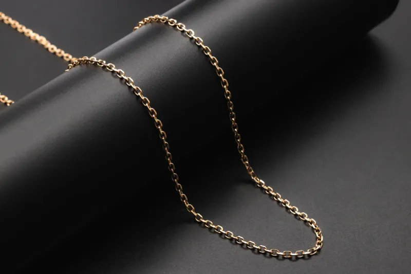 9ct Rose Gold Fancy Link Chain 11.8g