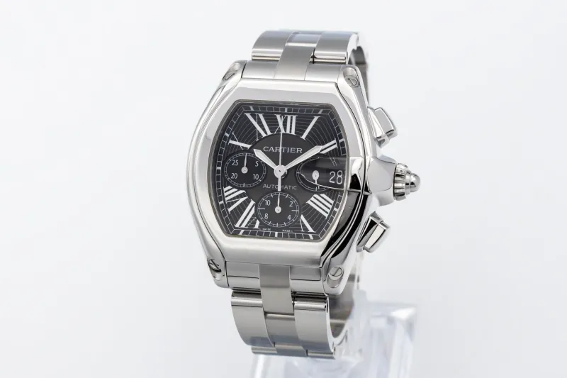 Cartier Roadster 42mm Stainless Steel W62020X6 Circa 2010