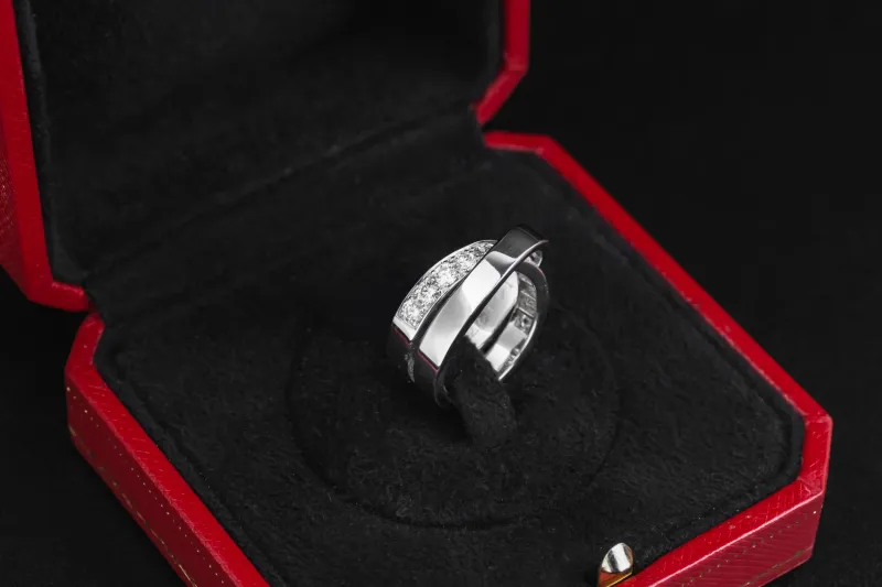 Cartier Paris Nouvelle Vague 18ct White Gold Diamond Ring 1.00ct