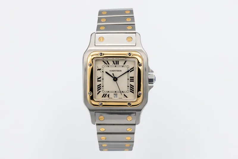 Cartier Santos Galbee 29mm Steel & 18ct Yellow Gold 1566 Circa 1990s
