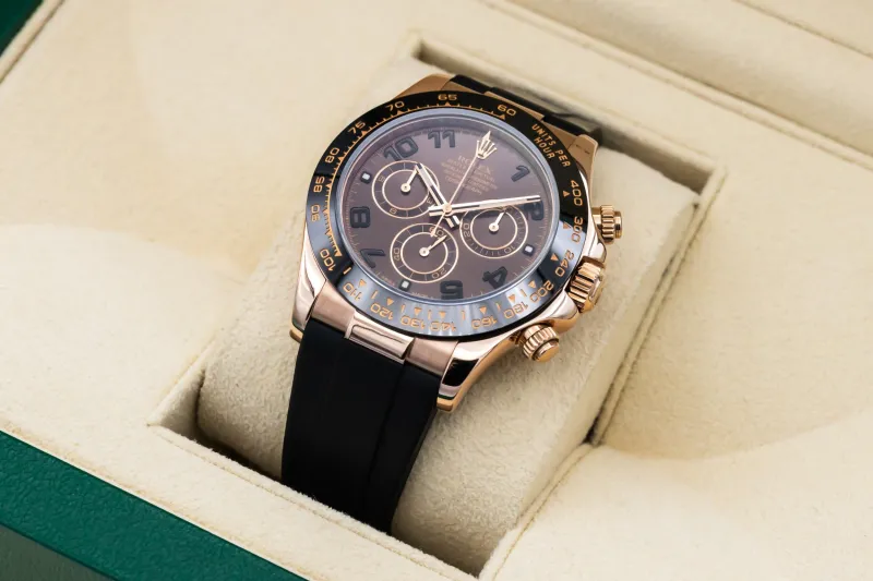 Rolex Cosmograph Daytona 40mm Black Oysterflex 116515LN 2017