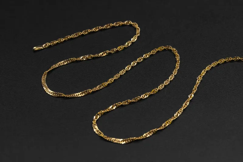 9ct Yellow Gold Fancy Link  Chain 3.1g