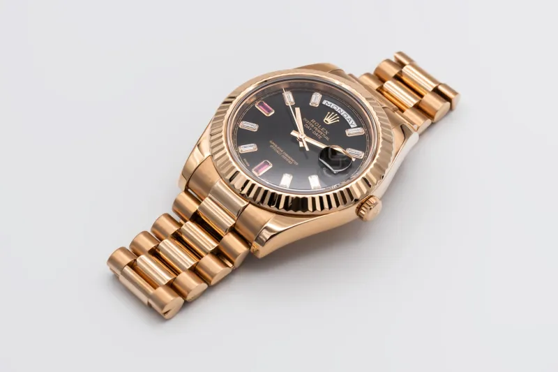 Rolex Day-Date II 41mm 18ct Rose Gold Presidential 218235 2013