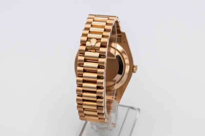 Rolex Day-Date II 41mm 18ct Rose Gold Rose Presidential 218235 2015