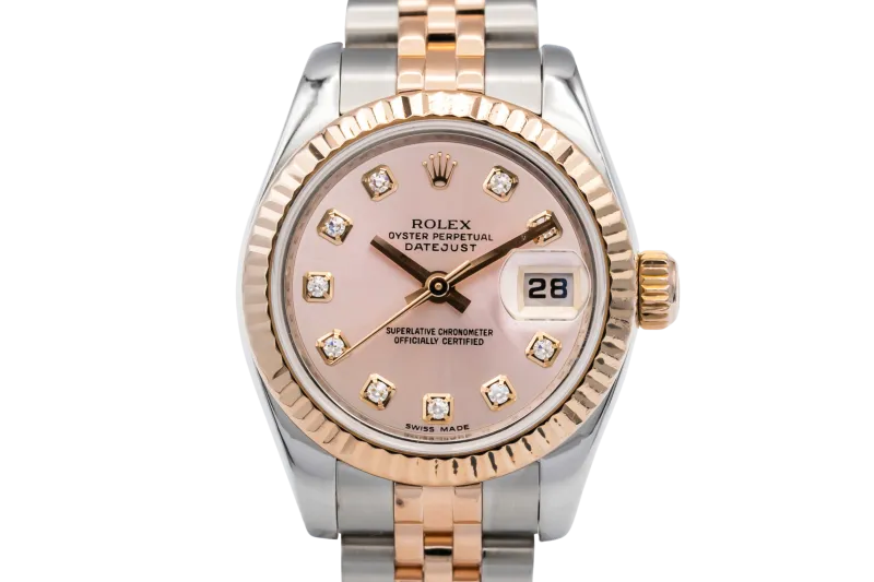 Rolex Lady DateJust 26mm Steel & 18ct Rose Gold Jubilee 179171 2008