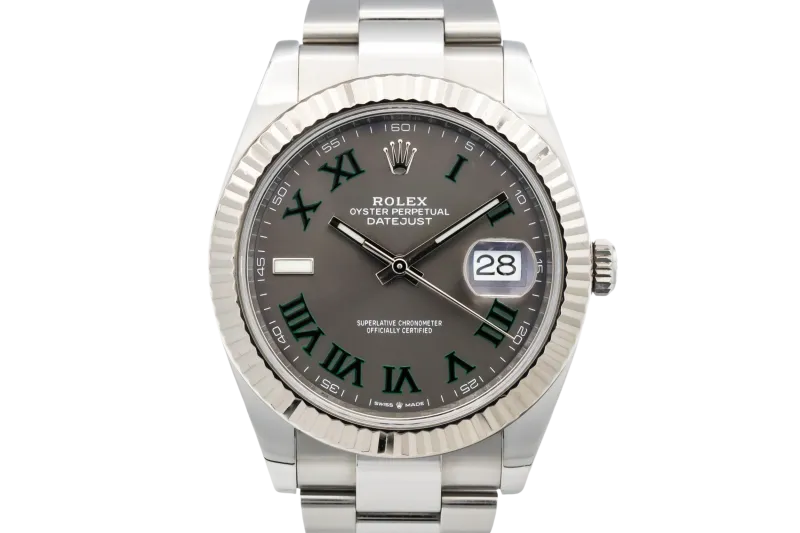 Rolex DateJust 41mm 'Wimbledon' Stainless Steel Oyster 126334 2021