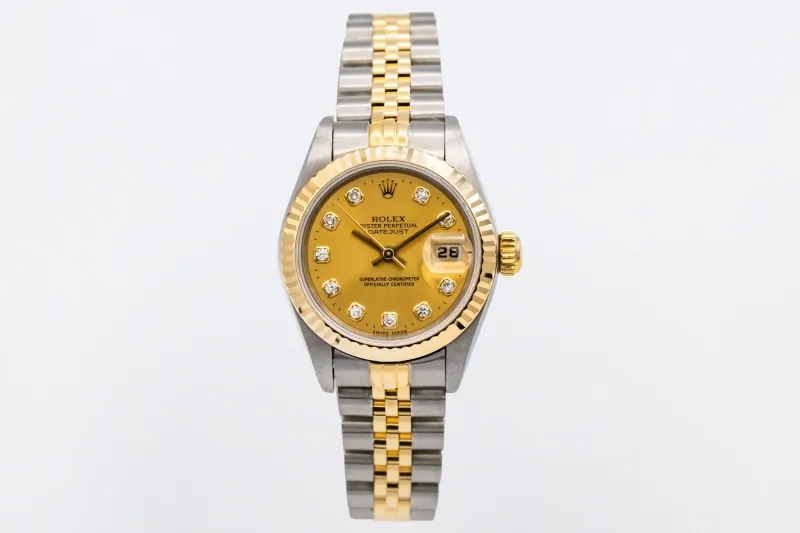 Rolex Lady DateJust 26mm Steel & 18ct Yellow Gold Jubilee 69173 1996