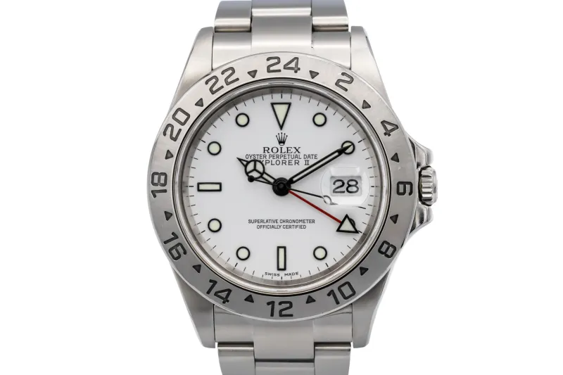 Rolex Explorer II 40mm Stainless Steel Oyster 16570 2005