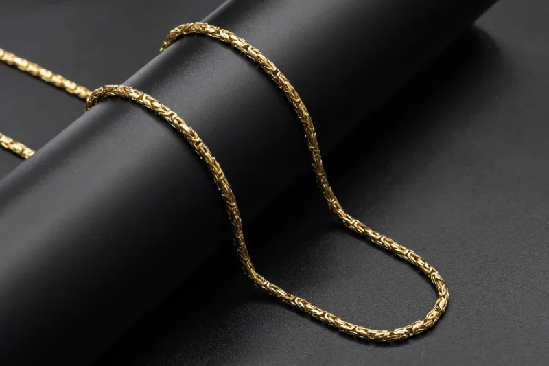 9ct Yellow Gold Byzantine Chain 30.2g