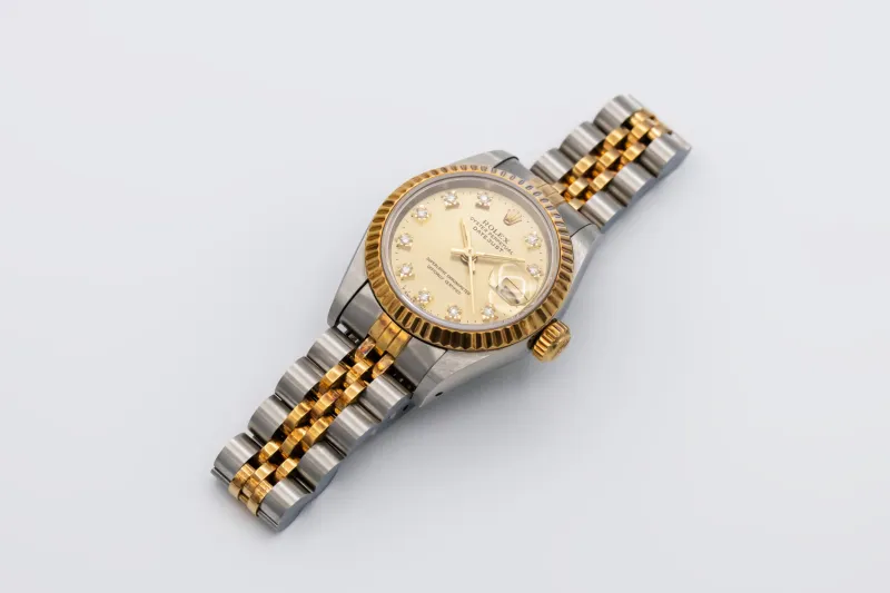 Rolex Lady DateJust 26mm Steel & 18ct Yellow Gold Jubilee 69173 1991