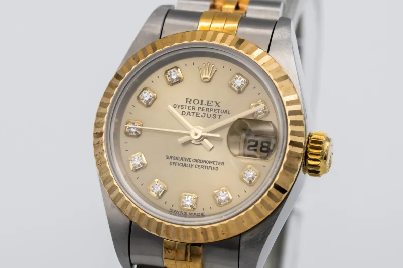 Rolex Lady DateJust 26mm Steel & 18ct Yellow Gold Jubilee 69173 1995