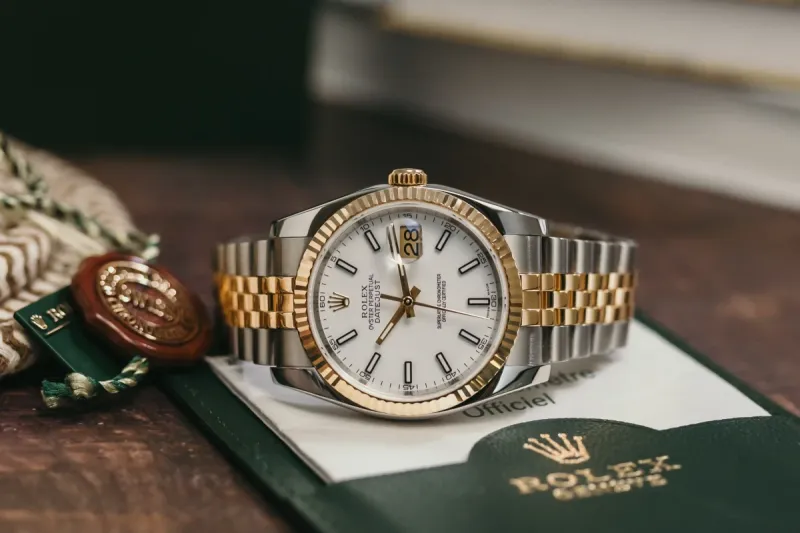 Rolex DateJust 36mm Steel & 18ct Yellow Gold Jubilee 116233 2005