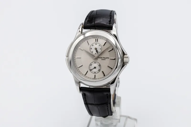 Patek Philippe Travel Time 37mm Black Leather 5134P-001 2007