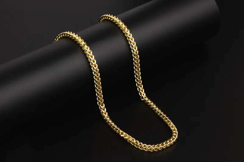 9ct Yellow Gold Franco Chain 33" 36.5g