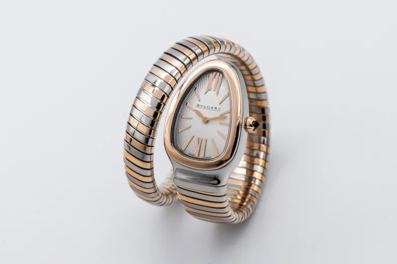 Bulgari Serpenti Tubogas 35mm Steel & 18ct Rose Gold 103708 Circa 2024