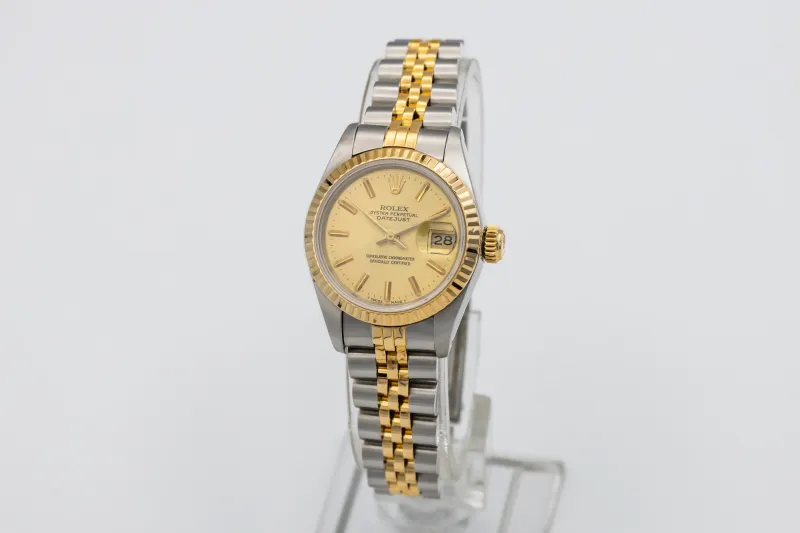 Rolex Lady DateJust 26mm Steel & 18ct Yellow Gold Jubilee 69173 1986