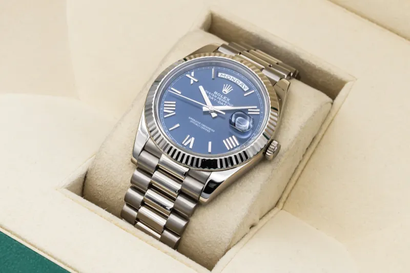 Rolex Day-Date 40mm 18ct White Gold Presidential 228239 2017