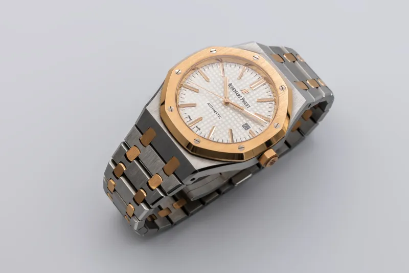 Audemars Piguet Royal Oak 41mm Steel & 18ct Rose Gold 15400SR.OO.1220SR.01 2016