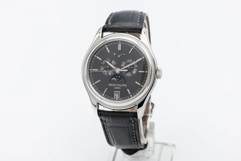 Patek Philippe Annual Calendar 39mm Black Leather 5146P-001 2008