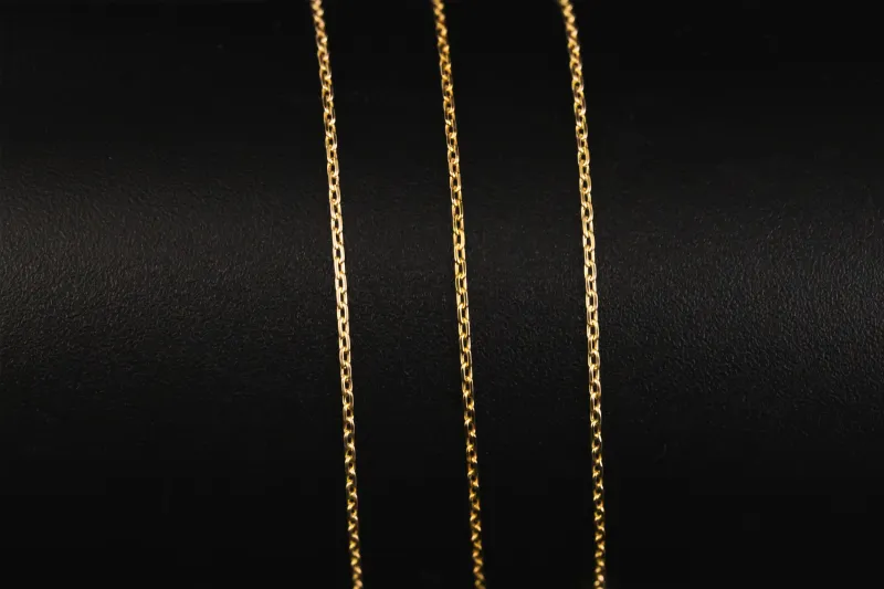 9ct Yellow Gold Anchor Link Chain 18” 1.8g