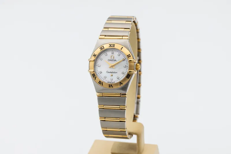 OMEGA Constellation Ladies 22mm Steel & 18ct Yellow Gold 1262.75.00 Circa 1990s