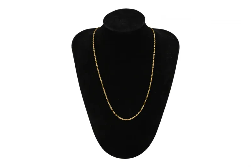 9ct Yellow Gold Box Link Chain 2.9g