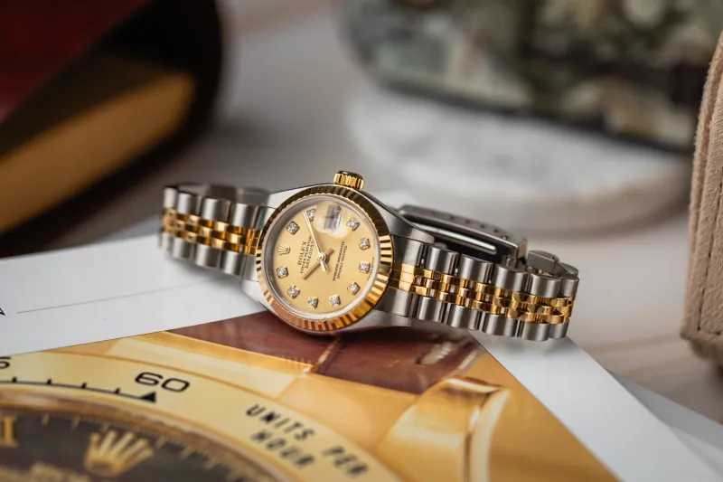 Rolex Lady DateJust 26mm Steel & 18ct Yellow Gold Jubilee 79173 2004