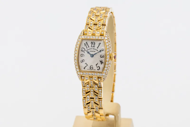 Franck Muller Cintrée Curvex 21mmx19mm 18ct Yellow Gold 2500 QZ D 2001