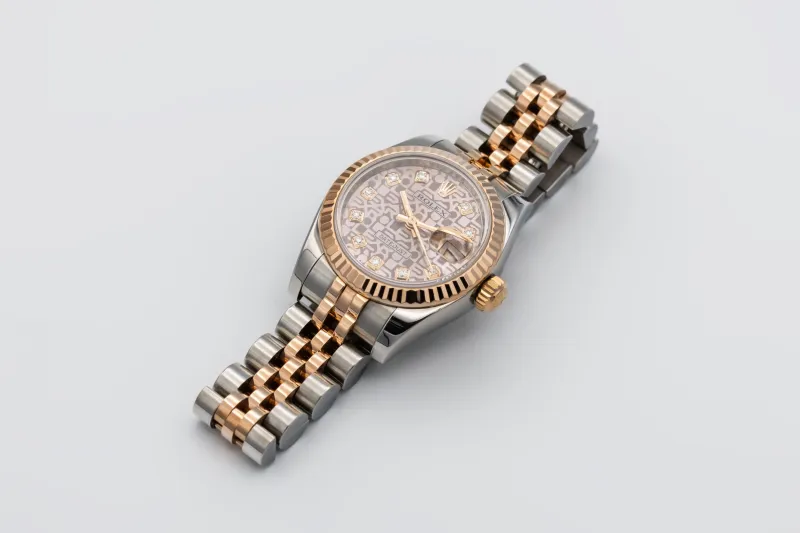 Rolex DateJust 26mm Steel & 18ct Rose Gold Jubilee 179171 2013