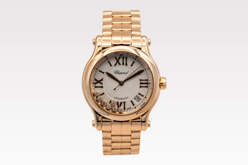 Chopard Happy Sport 36mm 18ct Rose Gold 274808-5002 2015
