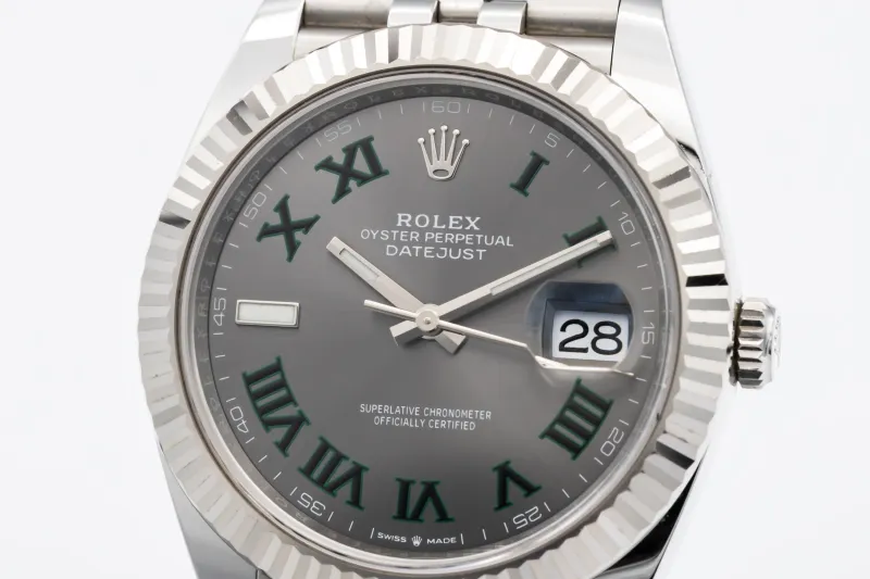 Rolex DateJust 41mm 'Wimbledon' Stainless Steel Jubilee 126334 2023