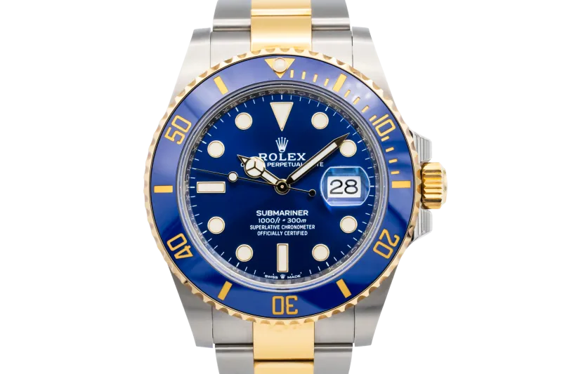 Rolex Submariner 41mm 'Bluesy' Steel & 18ct Yellow Gold Oyster 126613LB 2022