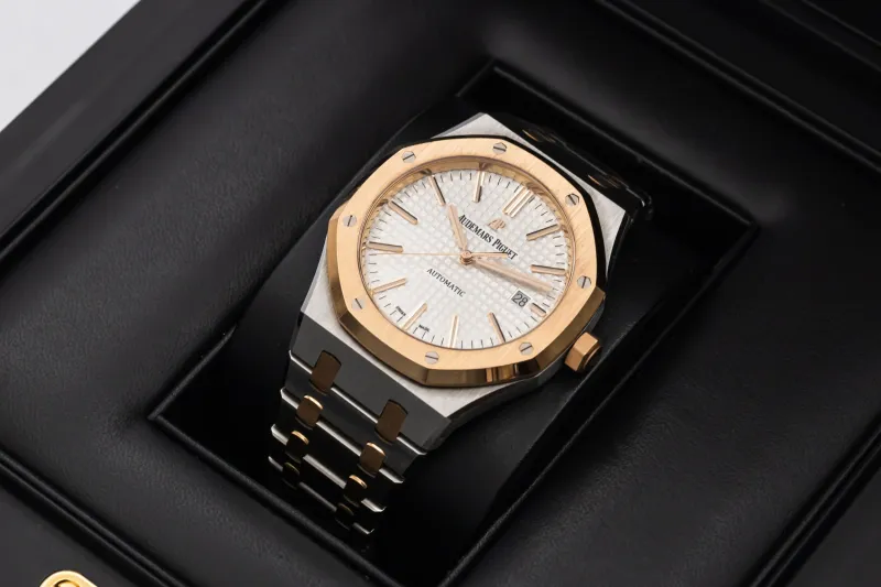 Audemars Piguet Royal Oak 41mm Steel & 18ct Rose Gold 15400SR.OO.1220SR.01 2016